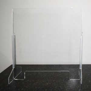 24x24 Deluxe Cashier Sneeze Guard - Highest quality - Adjustable/Portable